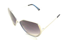 Load image into Gallery viewer, Hexagonal Geometric Silver Sunglasses