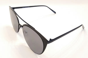 Oversized Metal Cat Eyed Sunglasses