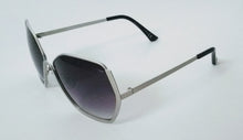 Load image into Gallery viewer, Hexagonal Geometric Silver Sunglasses